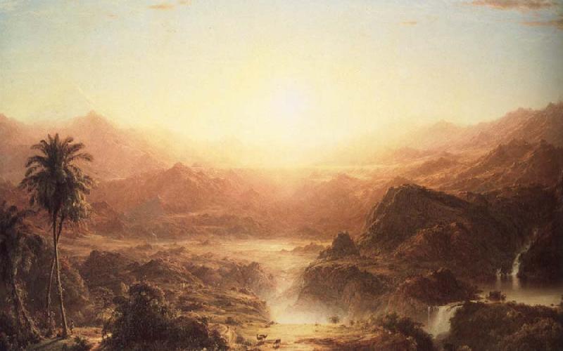 Frederic Edwin Church The andes of Ecuador Germany oil painting art